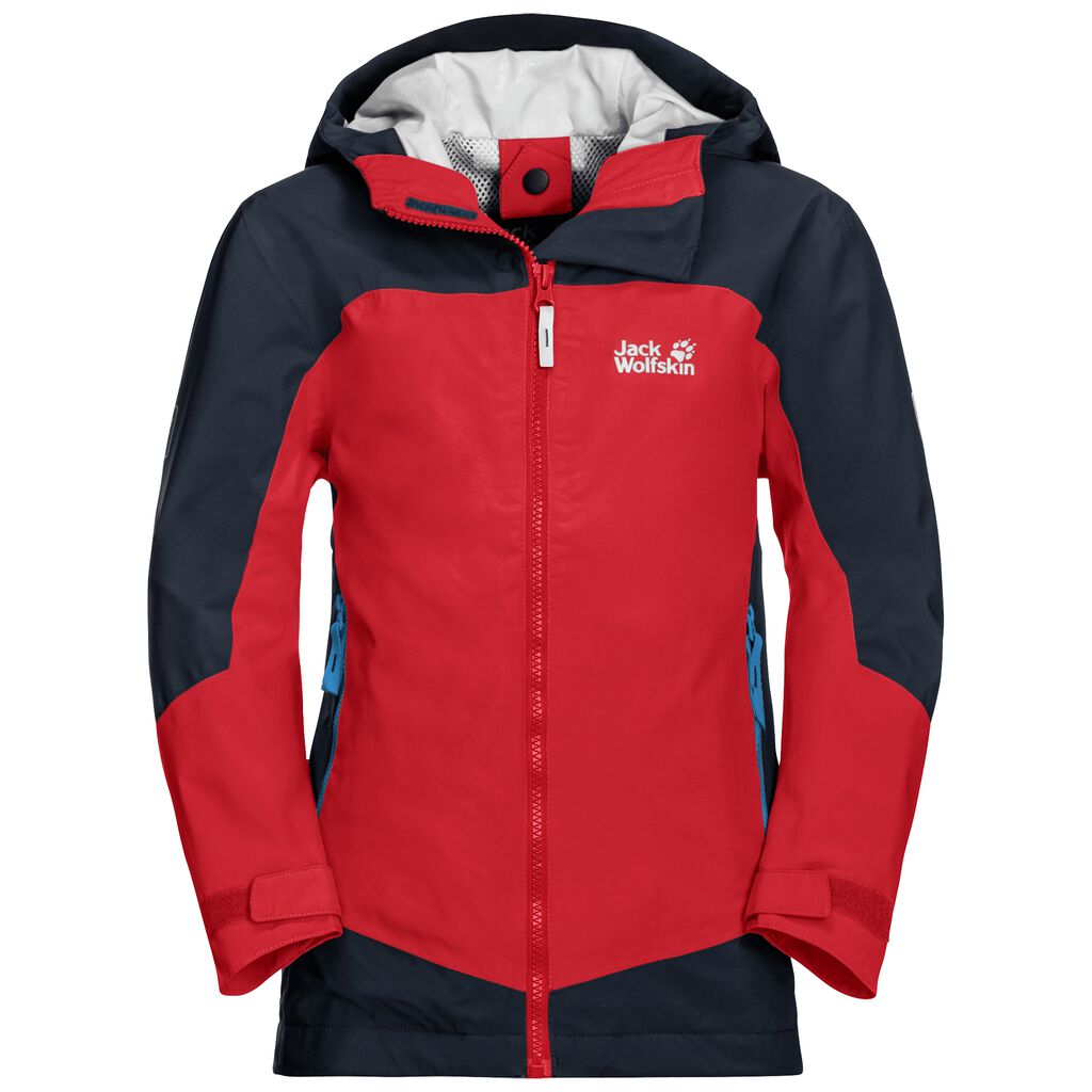 Jack Wolfskin ROPI Vestes Enfant Rouge - SEBZAID-48